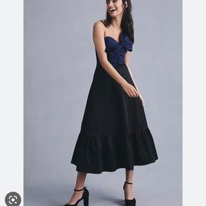 Anthropologie Hutch Bow Tie Maxi Dress Anthropologies size 0